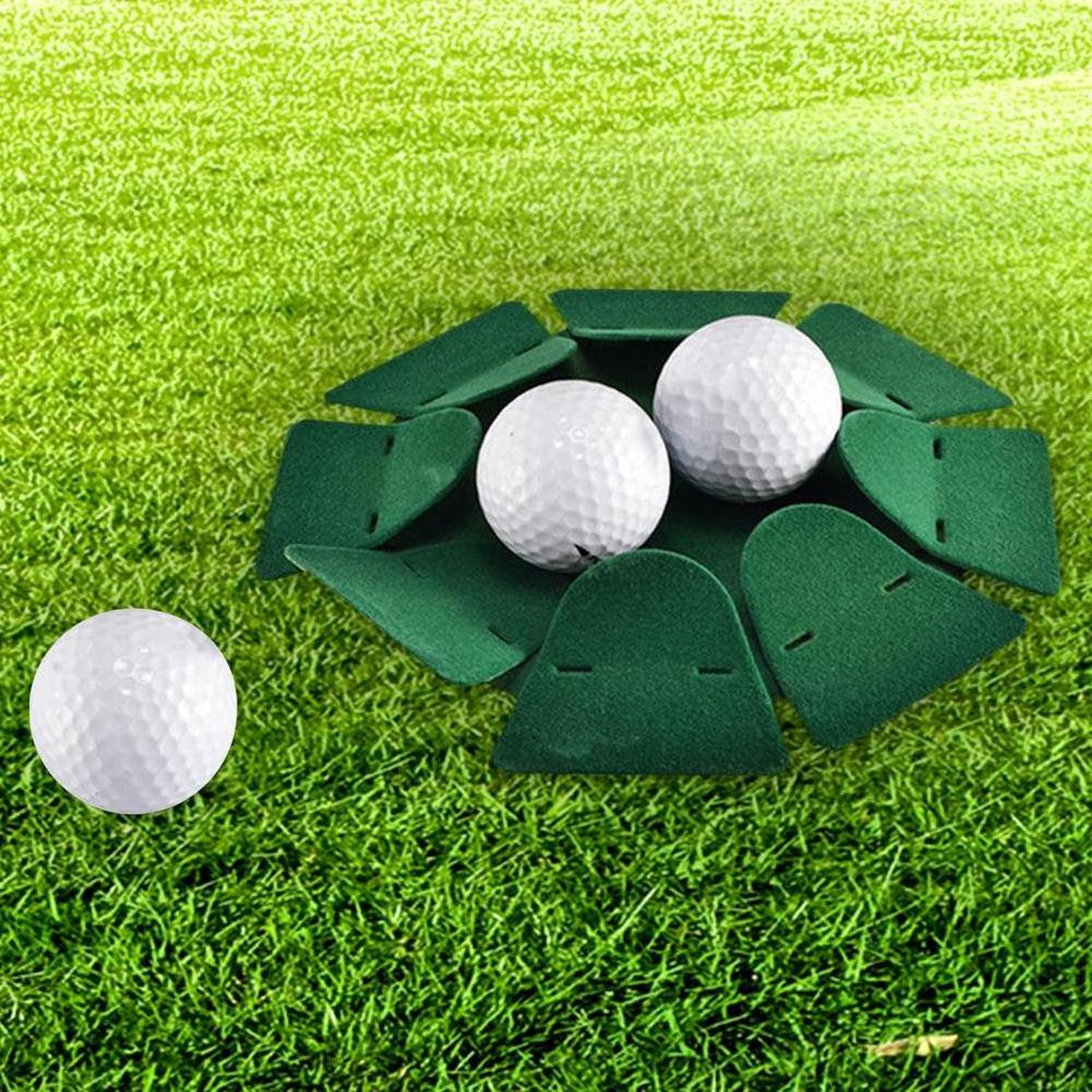 1pc Outdoor Sport Tool Golf All-Direction Putting Cup with Hole and Flag All-Direction Putter Training Aid Practice Hole Indoor