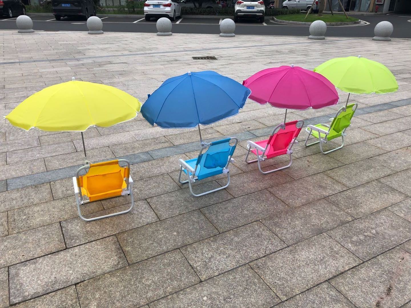 new children Outdoor Folding Chair Lazy Fishing stool Photo Multifunctional foldable Kids portable beach chair with sun umbrella