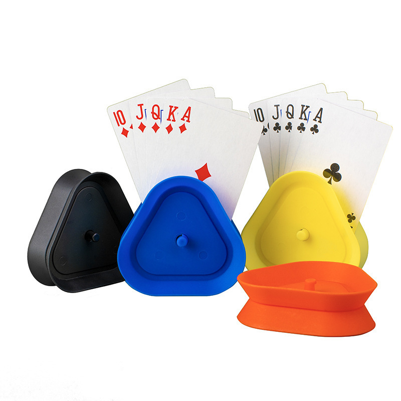 4 pcs set Hands-Free Poker Rack/Poker Seat Playing Card Holders/Poker Stand Seat Lazy Poker Base Game Organizes Hands Easy Play