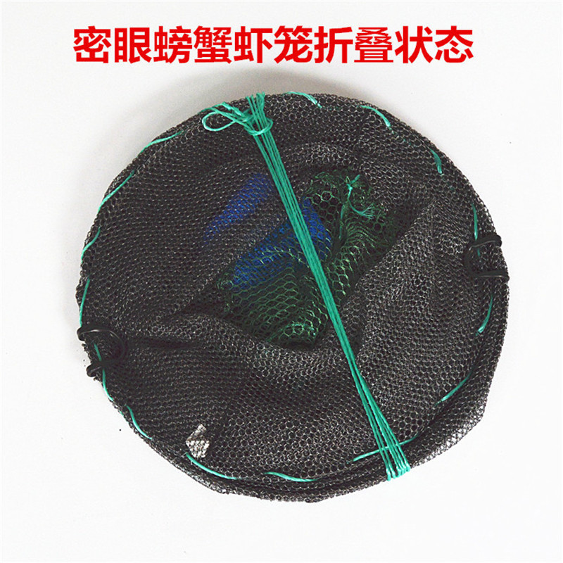 Collapsible Cast Net Fish Cage Crab Shrimp Crayfish Perfect Fishing Tackle Outdoor Enthusiasts Foldable Fishing Trap Mesh Design