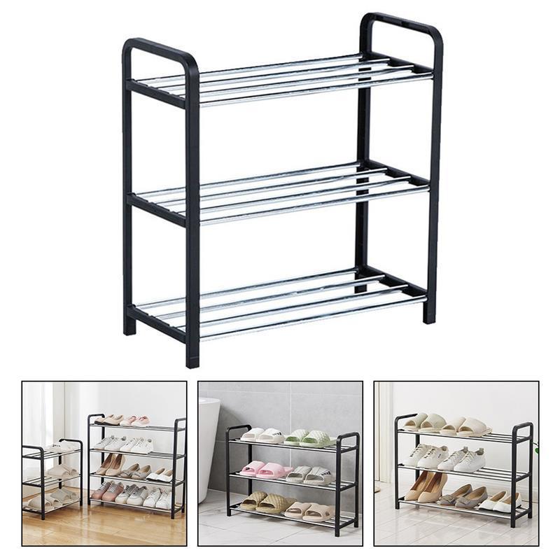 3/4/5 layers Simple shoe rack home economic dormitory female door dustproof storage shoe cabinet space small shoes shelf rack