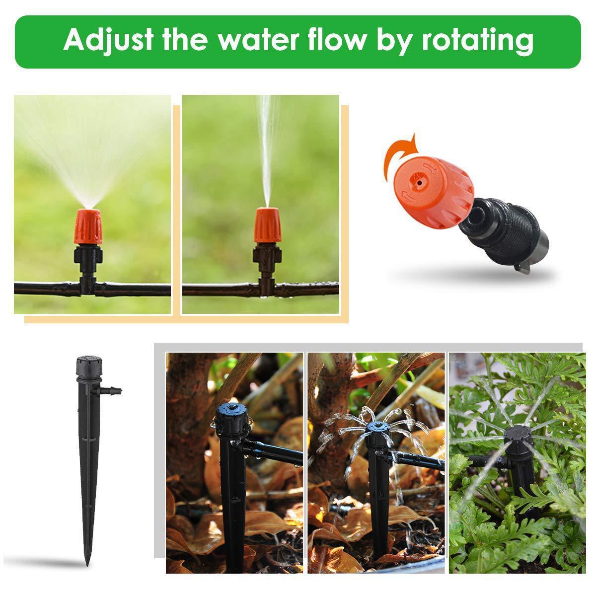 Gardening greenhouse flower bed patio Garden Irrigation Hoses Automatic Watering System Drip Kits Adjusting Amount Saving Water