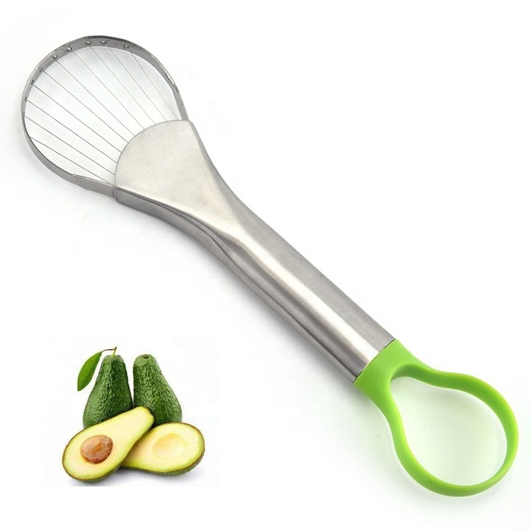 Avocado Slicer Avocado Pit Remover Cutter Peeler Well Made Stainless Steel Avocado Slicer Pitter Tool Really Cutting Thin Slices