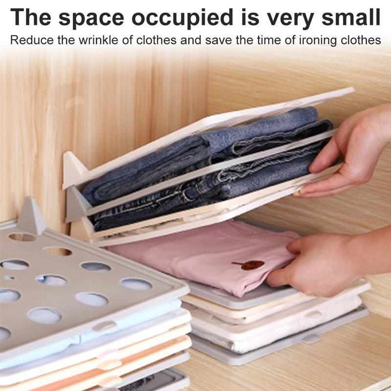 Factory Bestsellers Creative Fast Clothes Fold Board Clothing Organization Shirt Folder T-shirt Document Home Closet Organizer