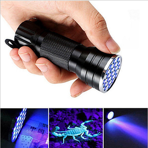 UV Flashlight Black Light 100LED 395nm Ultraviolet Detector Dog Urine Pet Stains Bed Bug banknote light scorpion light detection