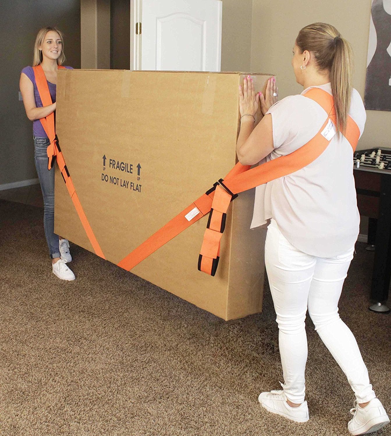 Lifting Moving Straps Movers Lift Carry Secure Furniture Appliances Heavy Bulky Objects Safely Efficiently More Easily Like Pros