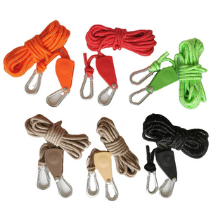 Outdoor camping canopy wind rope tent rope/pulley adjuster windproof rope/buckle lanyard lamp adjustable lifting reflective rope