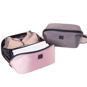 Travel Portable Handle Durable Nylon Zipper Lingerie Storage Luggage Clothing Socks Separate Bags Traveling Underwear Organiser