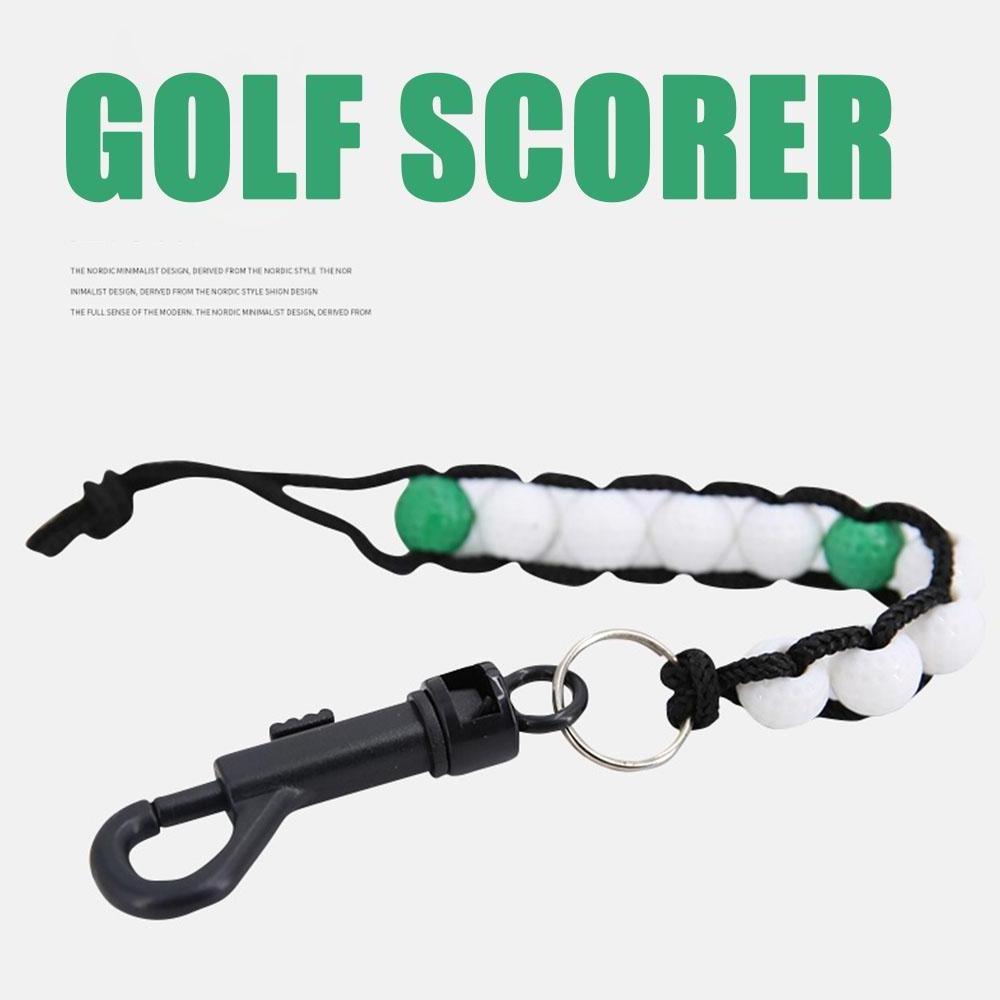 hot sale Golf Bead Counter Golf Shot Score Counter/Golf Shot Counter Bracelets with Clip/Golf Score Keeper Putting Score Counter