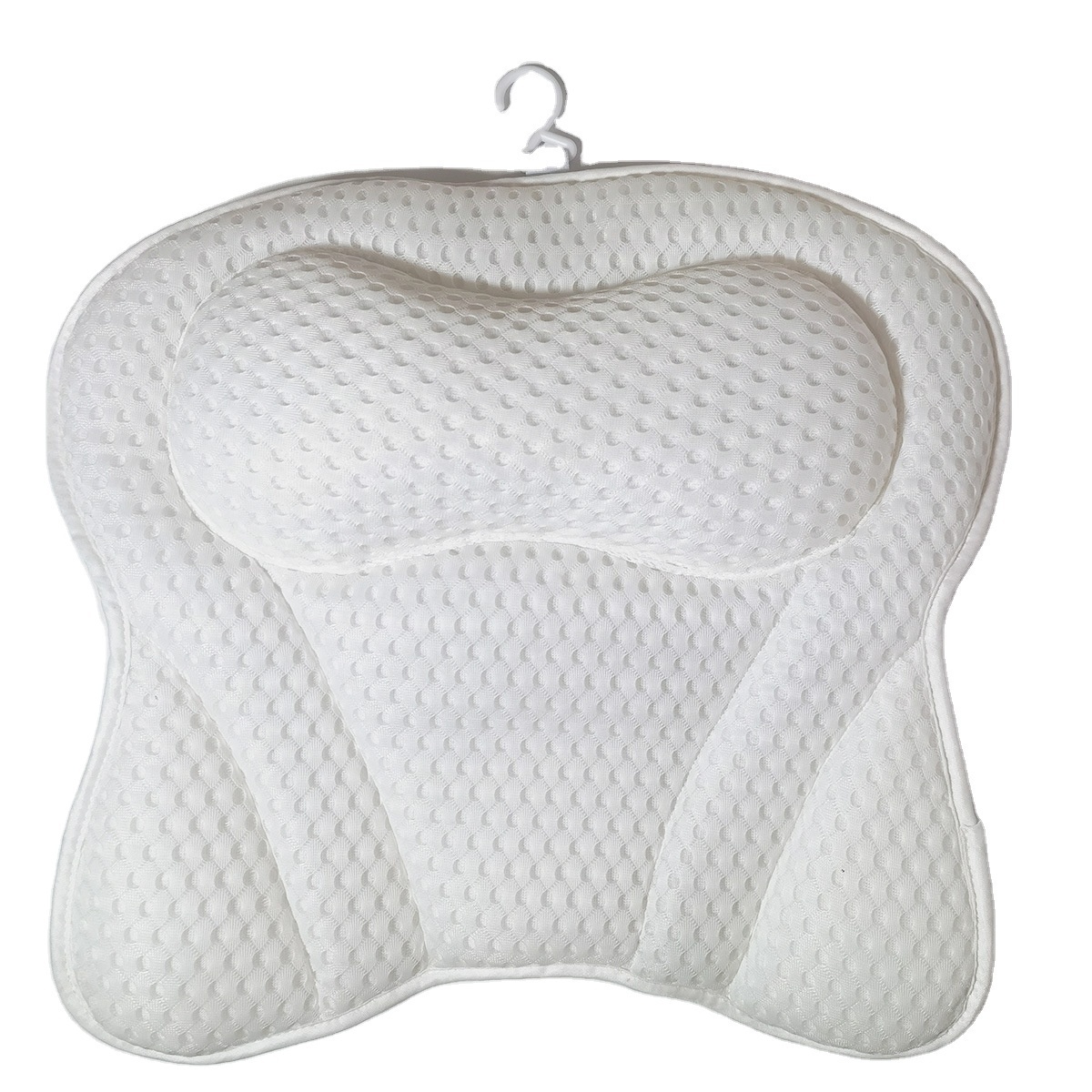 hot sales Bath Pillow for Tub Bathtub Pillow with Neck Shoulder Back Support 4D Air Mesh Bath Accessories 6 Strong Suction Cups