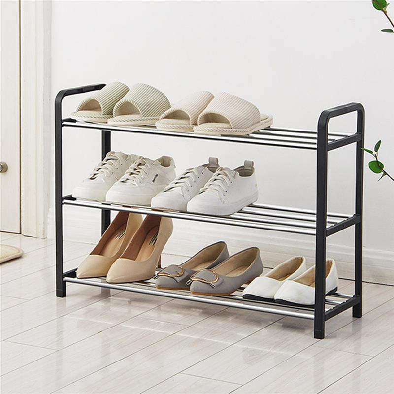 3/4/5 layers Simple shoe rack home economic dormitory female door dustproof storage shoe cabinet space small shoes shelf rack