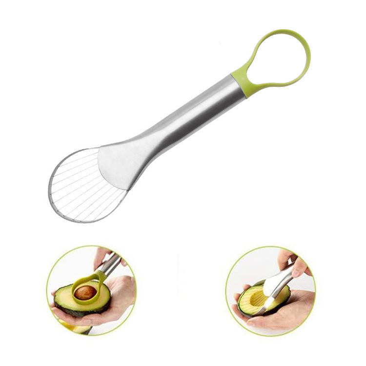 Avocado Slicer Avocado Pit Remover Cutter Peeler Well Made Stainless Steel Avocado Slicer Pitter Tool Really Cutting Thin Slices