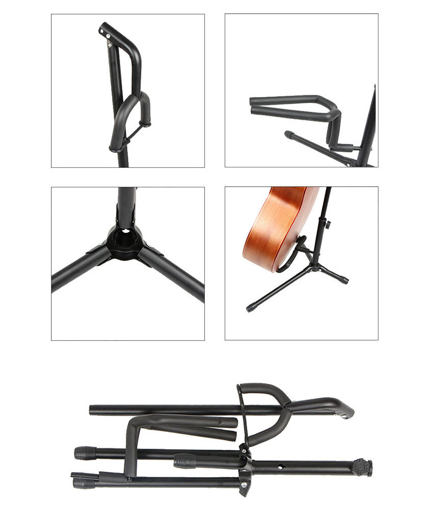 Guitar Stand Floor Universal Acoustic Electric Guitars Bass Accessories Banjo Rotate Folding Tripod Guitar Stands Neck Holder