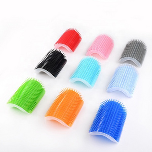 Self Grooming Cat Brush Interactive Cat Dogs Toy Pet wall foot rubbing device scratching brushing hair comb massage brush tools