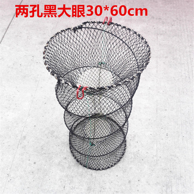 Collapsible Cast Net Fish Cage Crab Shrimp Crayfish Perfect Fishing Tackle Outdoor Enthusiasts Foldable Fishing Trap Mesh Design