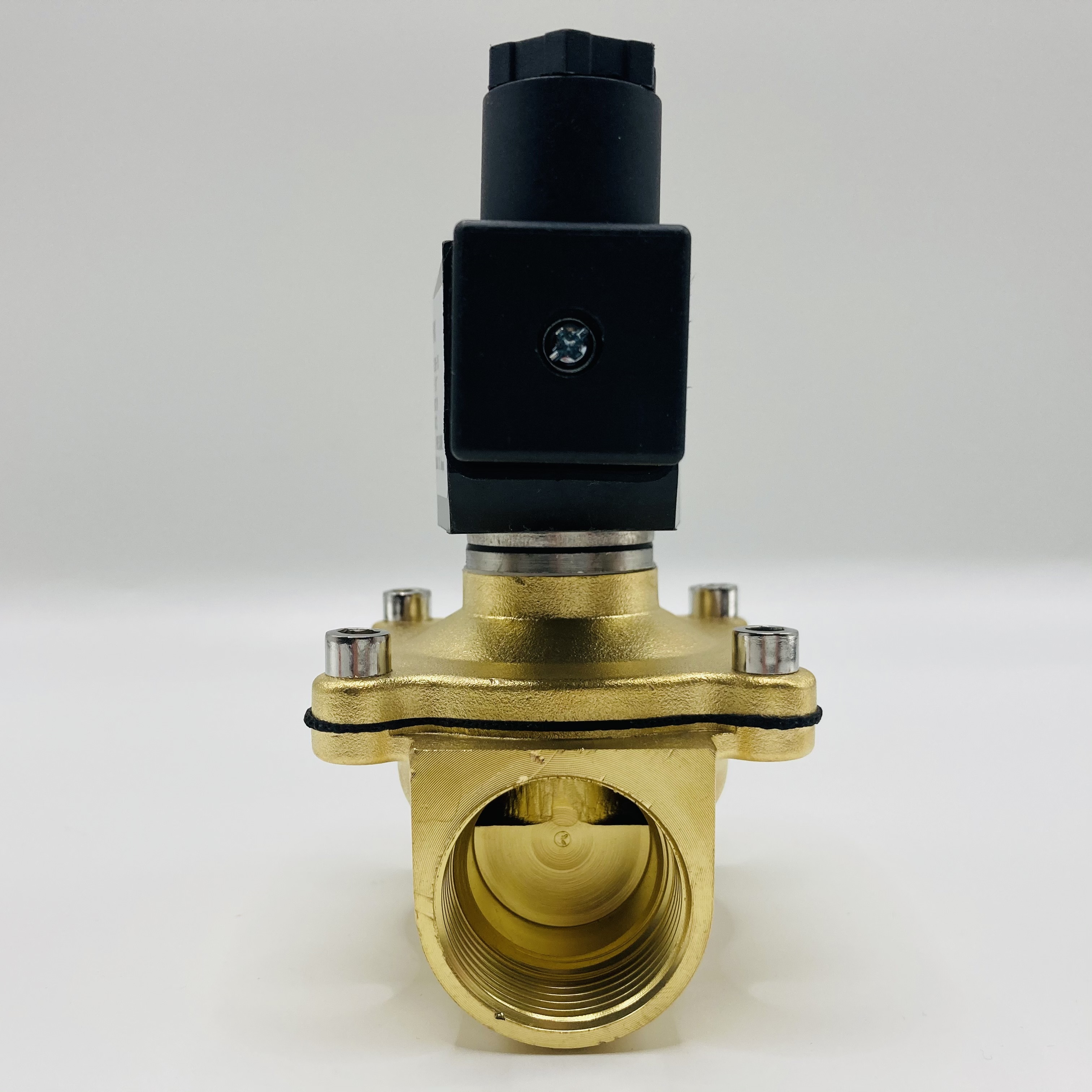 Normally Closed 12V 24V 220V Brass Solenoid Valve 2 Way 1/2 Inch Water Gas Solenoid Valve For Water