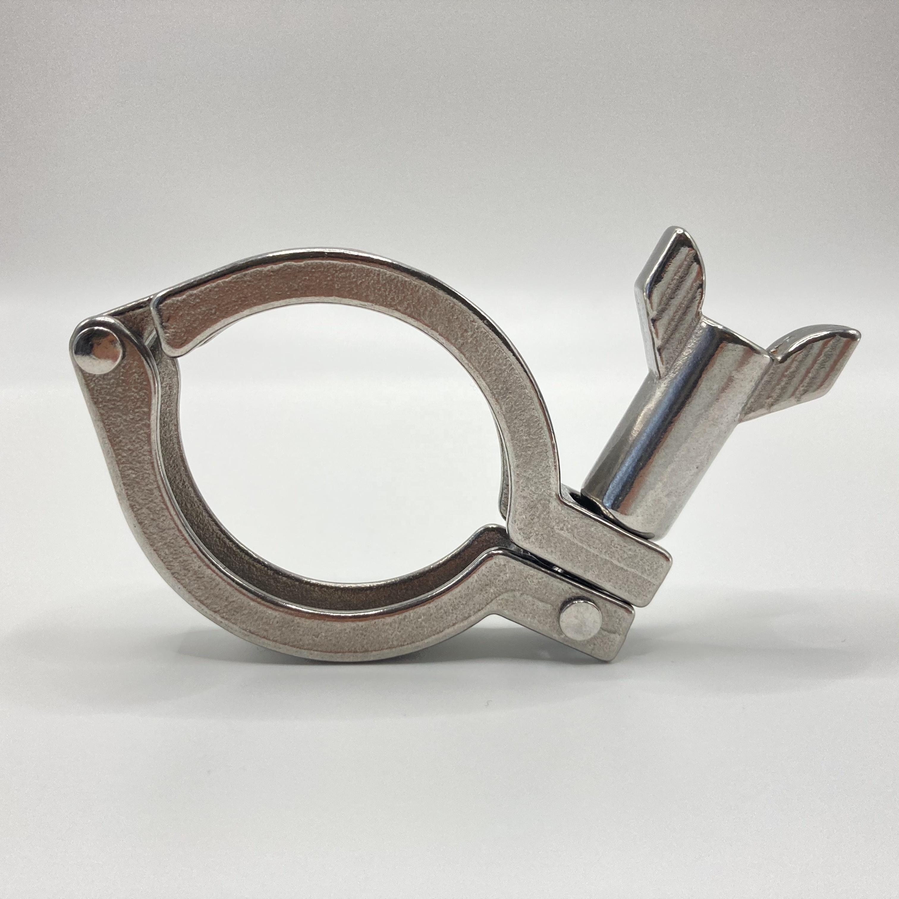 50.5 Rocket Type TC Clamp Stainless Steel SS201 304 316 Sanitary Heavy Duty Tri Clover Single Pin TC Pipe Fitting Ferrule Clamp