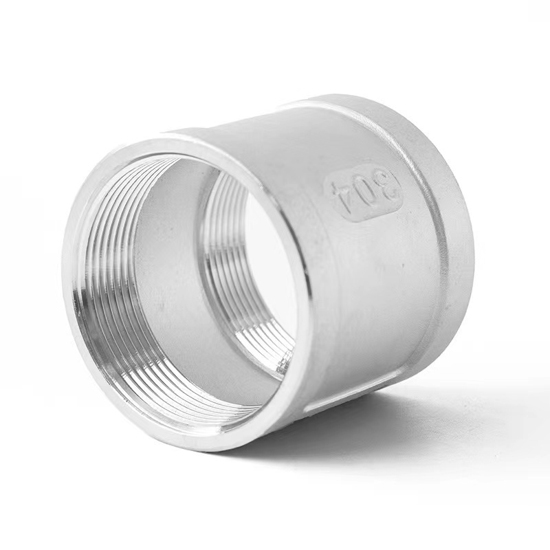 Goods in Stock Coupling 1'' Forged Stainless Steel 304 Weld Pipe Plumbing Fitting Equal Socket Banded