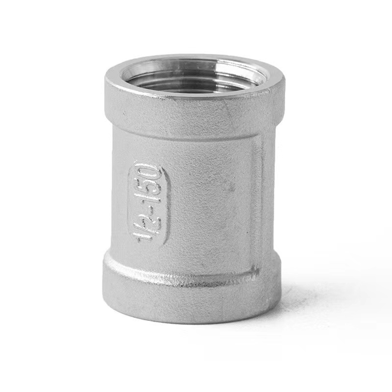 Goods in Stock Coupling 1'' Forged Stainless Steel 304 Weld Pipe Plumbing Fitting Equal Socket Banded