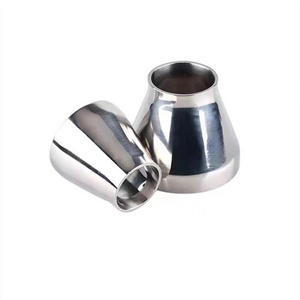 Factory Price SCH40 2" Inside Polished Butt Welded Sanitary Stainless Steel Pipe Fitting SS 304 316 Concentric Reducer