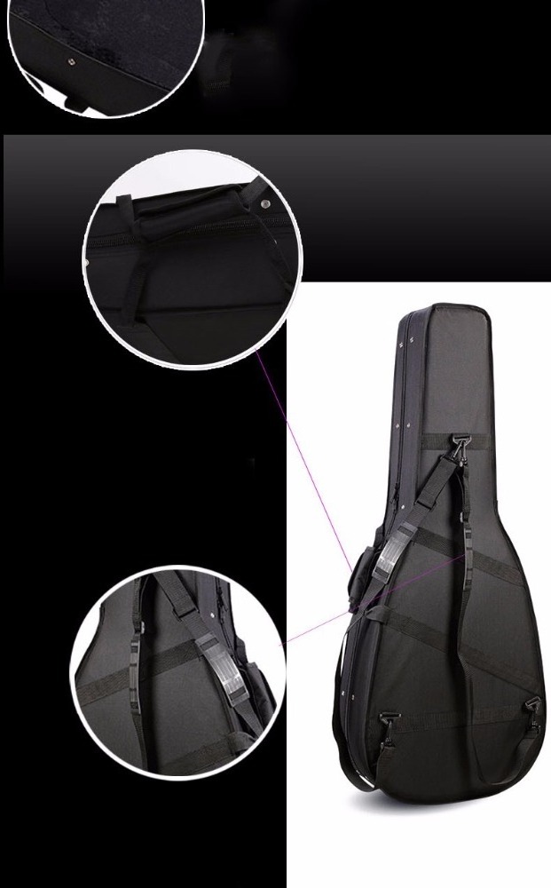 Double Strap Musical Instrument Bag Guitar Gig Case