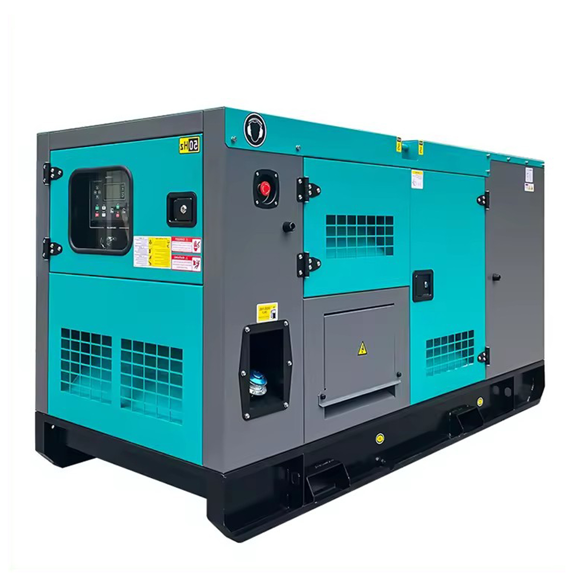 CUMMINS genset 30KVA 24KW 110V 120V 220V 230V 240V 380V 400V super silent type standby power diesel generator set with ATS AOM