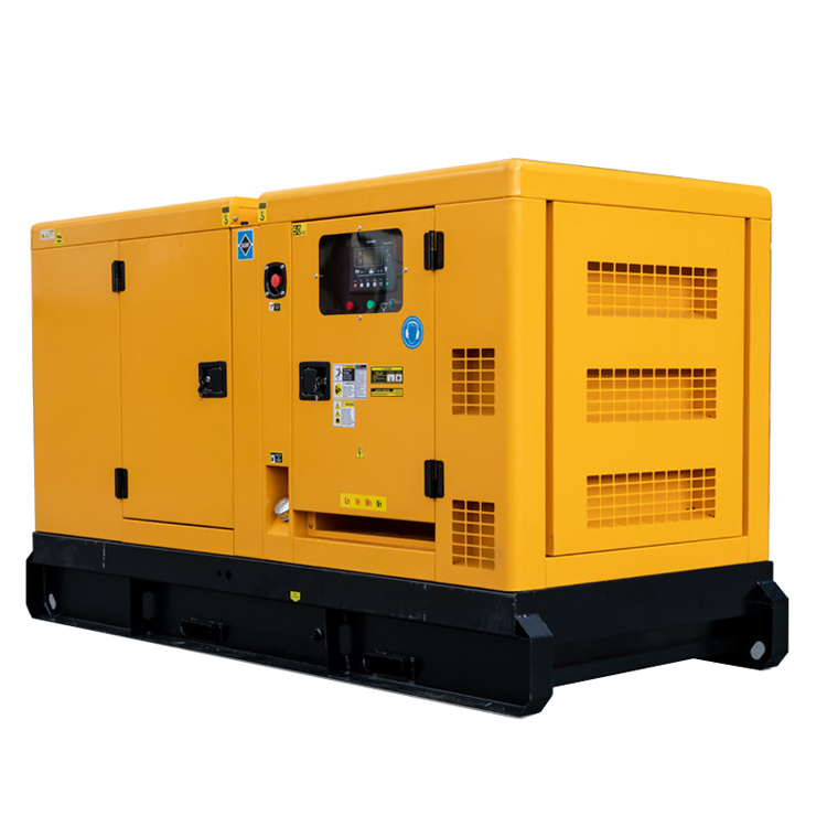 Soundproof Weichai Engine 64 kw primary power generator diesel 3 phase Genset groupe electrogene 80kva with ATS