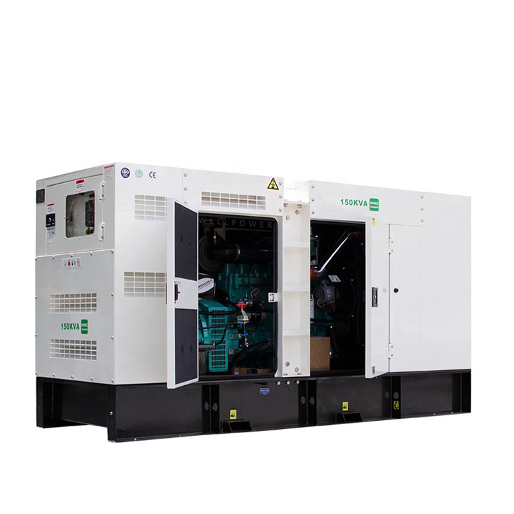 mobile power station CE 50/100/150/200/300/400Kw Kva Silent Open Type Diesel genset generator DG set with UK/Japan brand engine