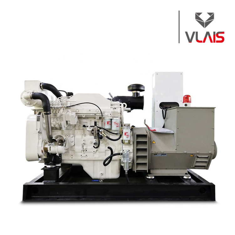 Vlais/Doosan engine 200KW diesel generator 3 phase power plant water cooled 250kva electric genset with ATS AMF