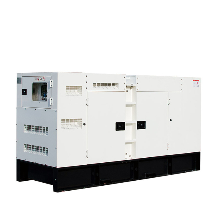 50kva 50kW 62.5kva 75kva 60kW 80kw three phase household soundproof diesel generator power plant with mobile 4 wheels trailer