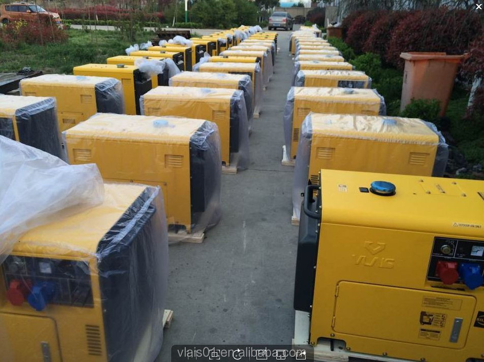 Factory supply small water cooled diesel generators 5kw portable diesel generator set