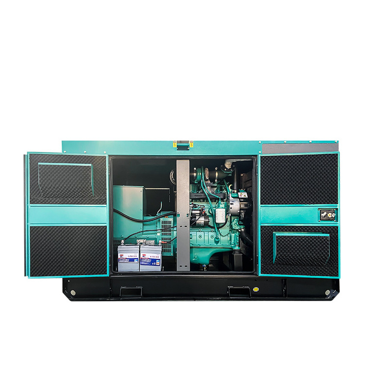 230/400 Volt 50Hz 3 PH 25kva 35kva 45kva 85kva 135kva primary power station closed type Diesel Electricity generator set genset