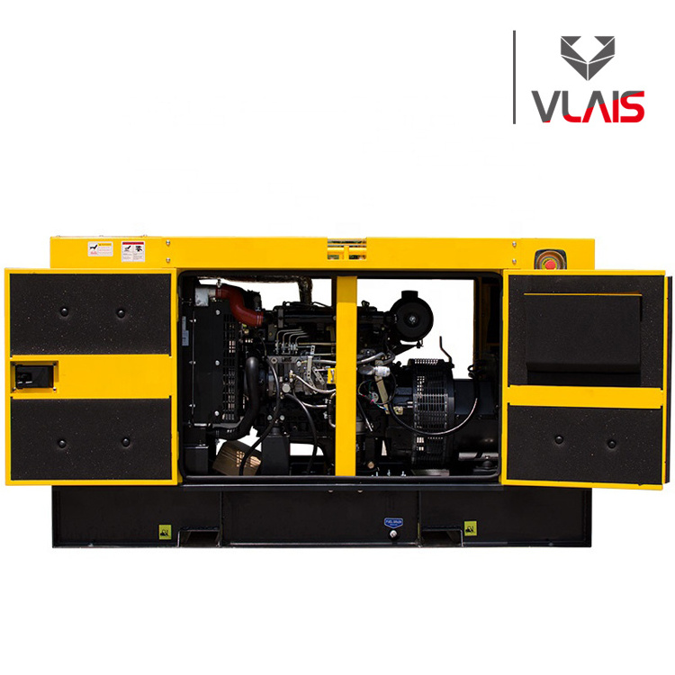 4 cylinder water cooled 3 ph 220V 50000 watt 40000 watt 50kva soundproof diesel generator set with ats for sale in Nigeria Ghana