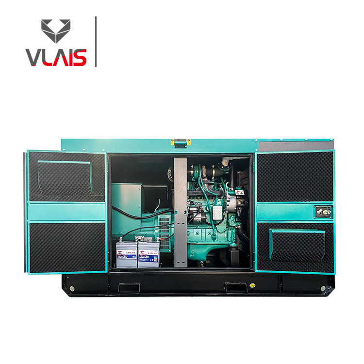 Sound proof  30kva 30kw 3 phase electric generator set diesel power genset diesel generator 30kw 30 kw with Vlais engine