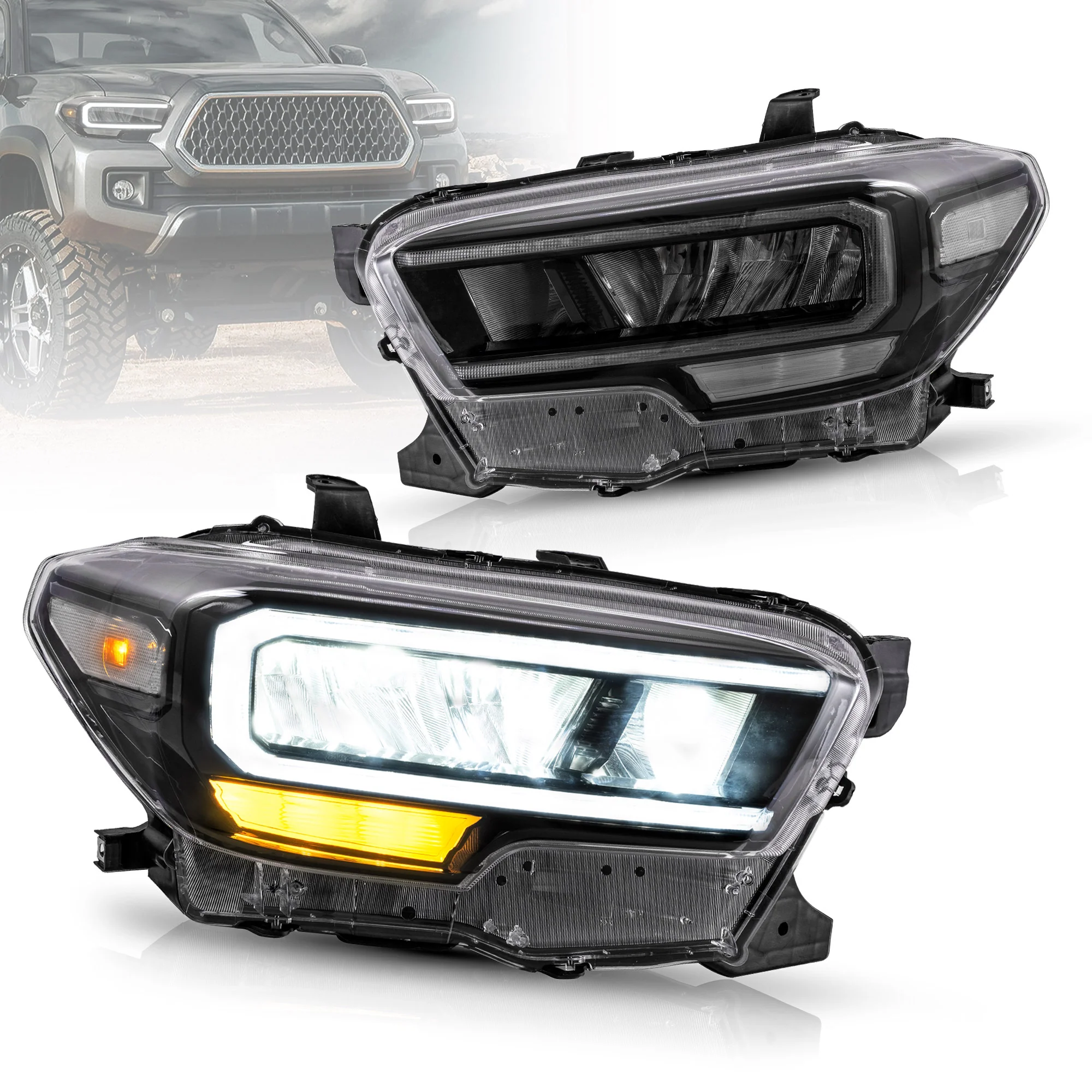 VLAND Full LED Headlights For Toyota Tacoma 2015-2023 3rd Gen (Third generation N300)