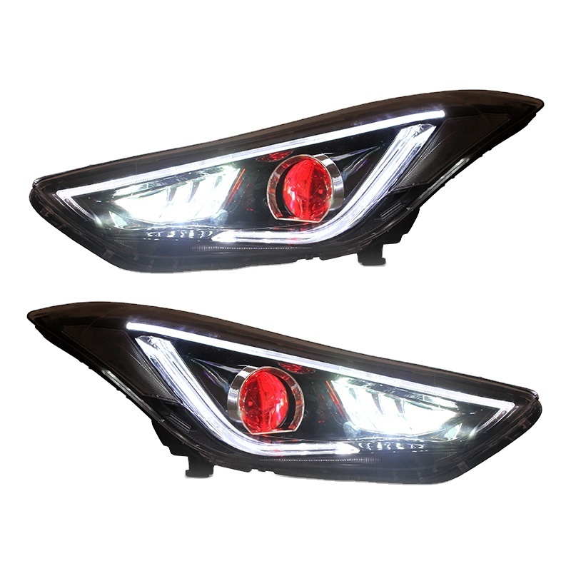 Vland Factory Wholesale Other Headlight 2012-2015 Led Car Auto Parts Head Lamp Accessories Lighting System For Hyundai Elantra