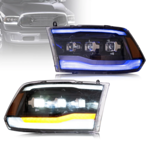 VLAND LED Projector Headlights For Dodge Ram 1500 2500 3500 2009-2010 / RAM 2011-2018 / RAM 1500 Classic 2019-2021 4th Gen