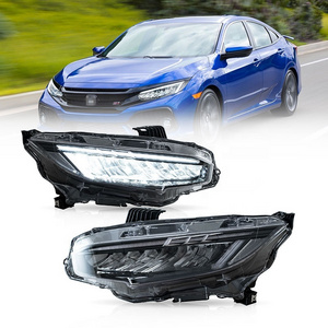 VLAND Factory Full LED Headlights For Civic 10th 2016 2017 2018 2019 2020 2021 Head Lights Front Lamp