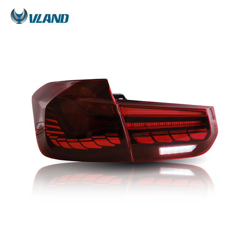 VLAND Factory Full LED Taillights Rear Lamp Assembly 2012-2015 With Sequential Turn Signal Tail Lights For BMW F80 F35 F30