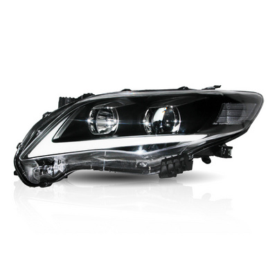 VLAND 2011 2012 2013 wholesales factory manufacturer led Sequential head lamp  headlight For Toyota corolla