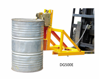 Forklift Attachment Two Oil Drum lifting Clamp with Handler clamp