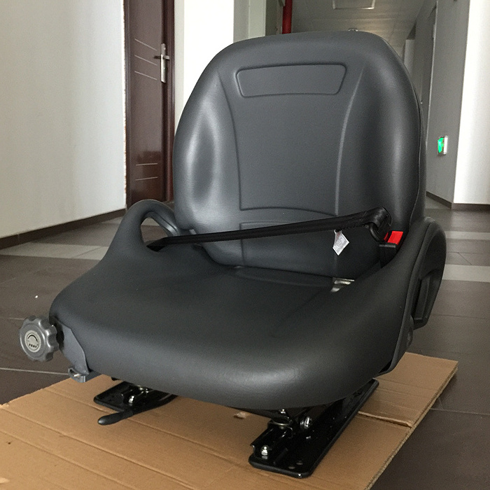 Forklift backrest adjustment device forklift Seat with Seat Belt with dust cover