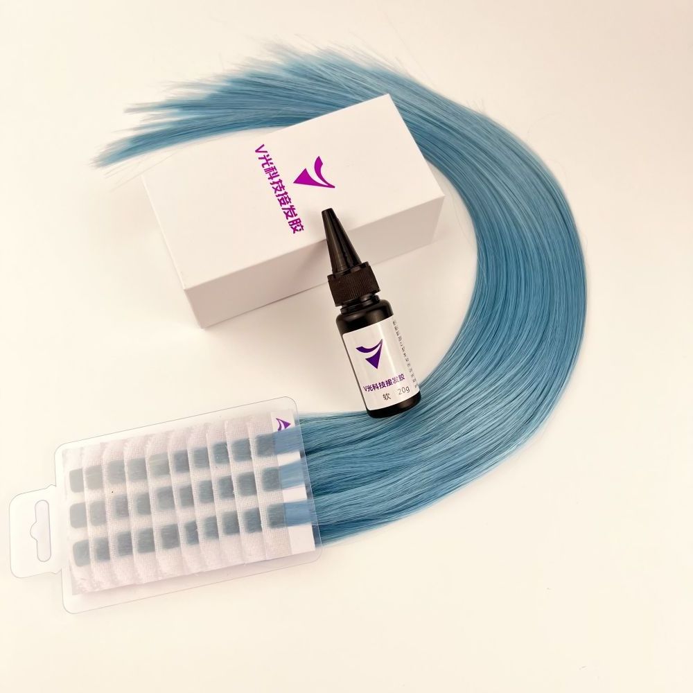 V light Hair Extension $1 to get $28 Synthetic Hair and V-Ray Hair Extension Glue Practice Kit