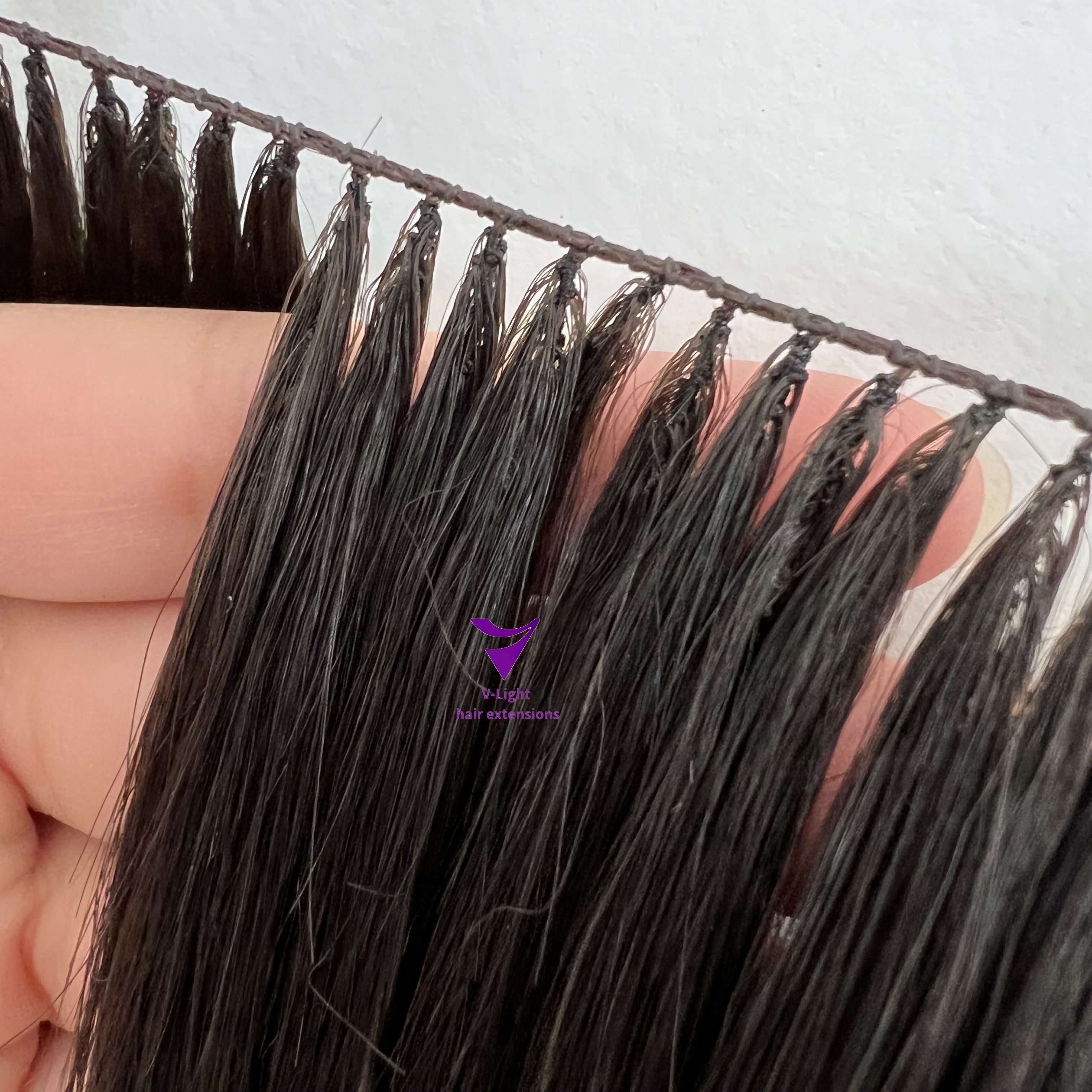 wholesaler human hair cuticle aligned hair feather weft hair extension natural wave