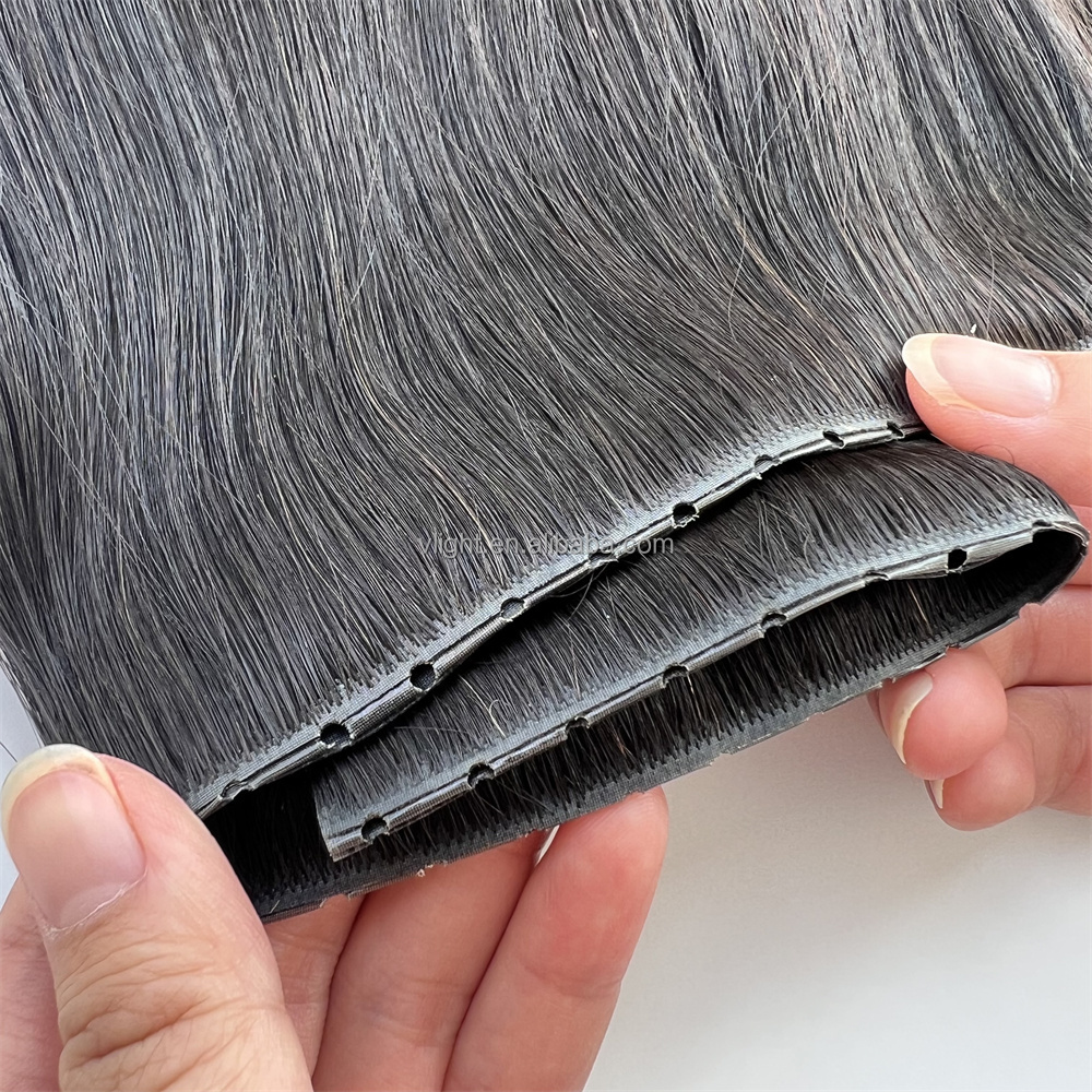 Injected Pu Hole Weft beautiful  Hair Extensions With Small Holes weft popular invisible tape ins weft