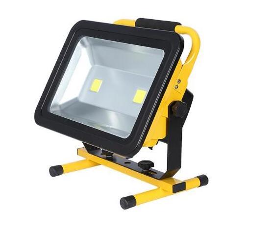 100W Super Bright Waterproof LED Flood Light Portable Work Lights for Camping Garage Workshop Construction Site