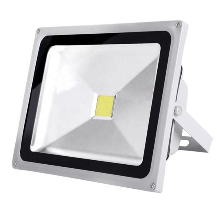 30W 50W 100W cool white aluminum IP65 waterproof landscape building lighting High Lumen led flood light