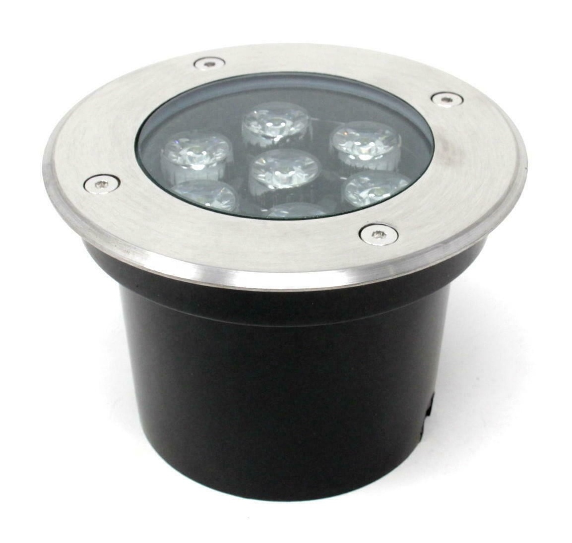 3W Buried underwater lights RGB Color Changing IP68 Round underground LED recessed pool light for pond fountain