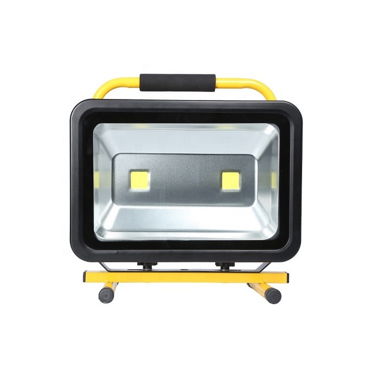 100W Super Bright Waterproof LED Flood Light Portable Work Lights for Camping Garage Workshop Construction Site