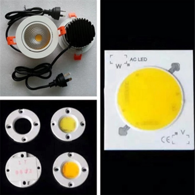 3W 5w 7w 10w warm white pure white led cob recessed module downlight mounted spot adjustable dimmable driverless downlight